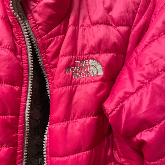 North face hot pink jacket size 14 kids - Picture 5 of 6